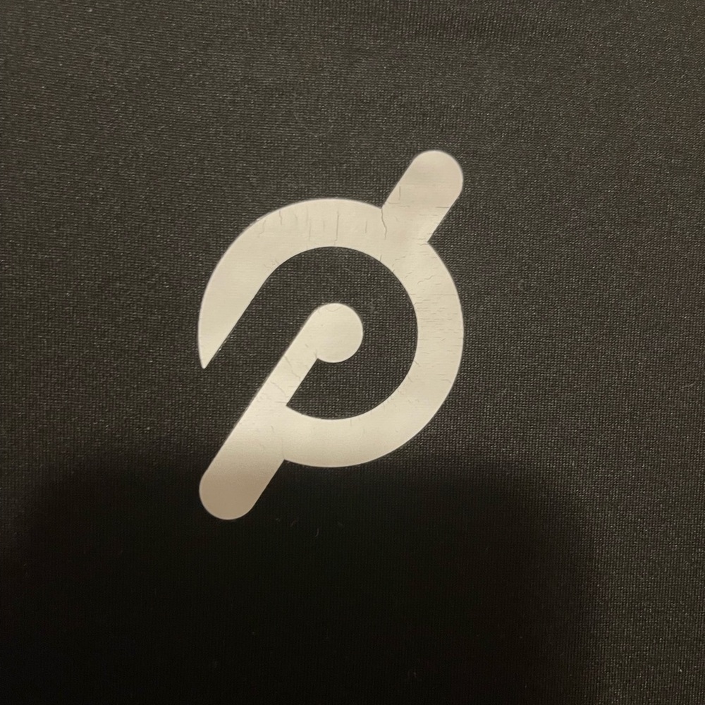 Peloton Black Short Sleeve Tee 100 Century Rides - Picture 6 of 7